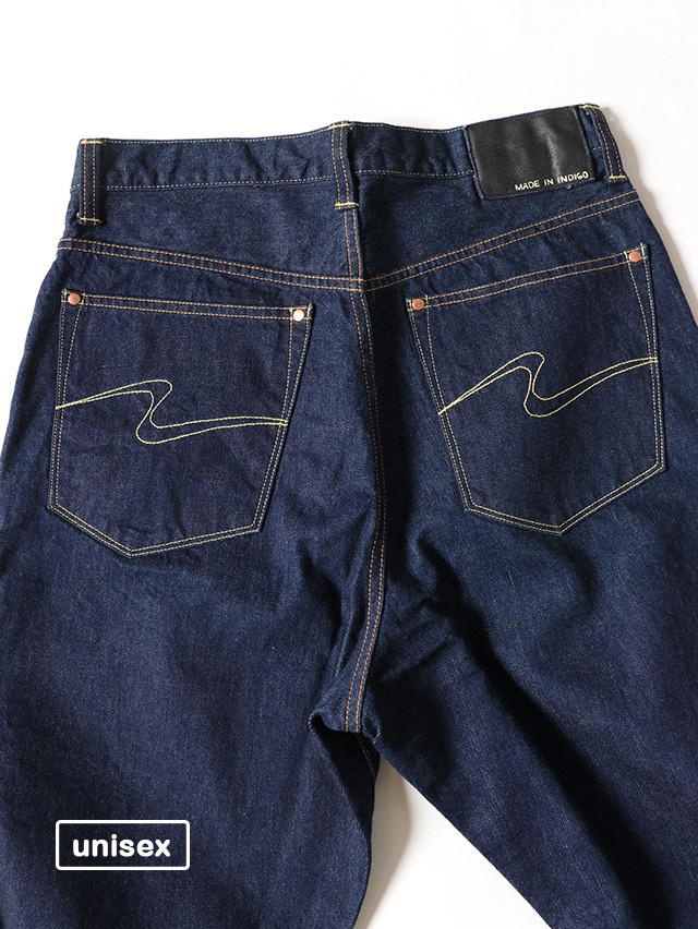 12.75オンスデニムビッグ5ポケットパンツ TIGRE BROCANTE