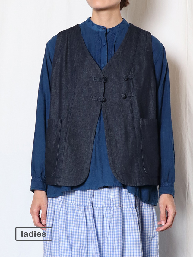 TIGRE BROCANTE リメイクリネンベスト 楽天市場】TIGRE BROCANTE ティグルブロカンテ ベスト ロング丈