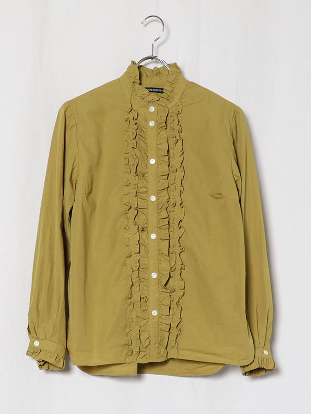 ブロードリルフリル長袖シャツ TIGRE BROCANTE